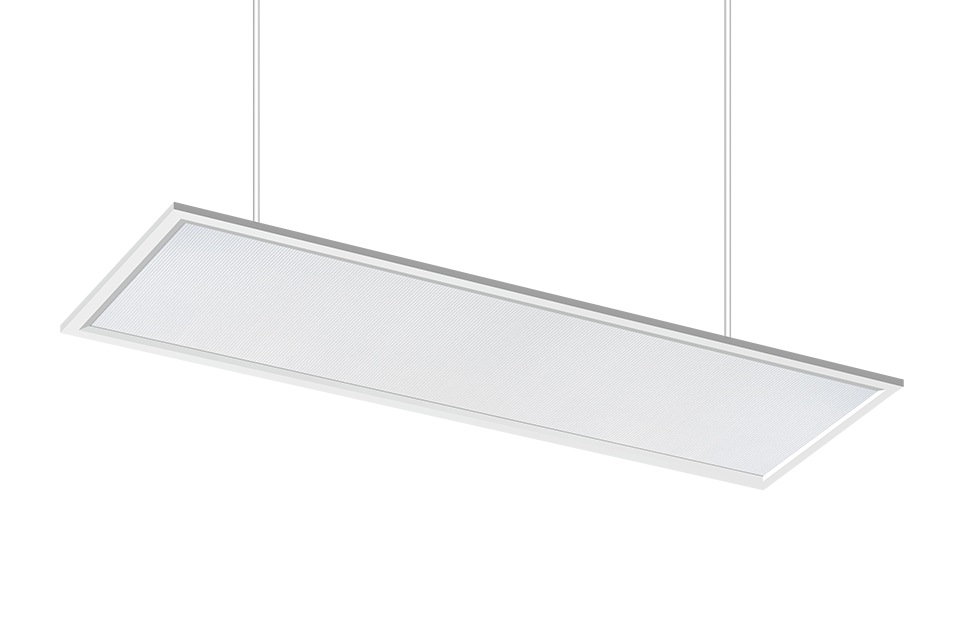 LED micro-prismatic classroom light